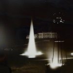 07 Avril 67 Floralies éclairage Nocturne Château Et Jet D'eau