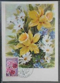 Carte Philat+®lique Floraisons De Printemps
