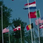 Drapeaux Des Nations Exposantes